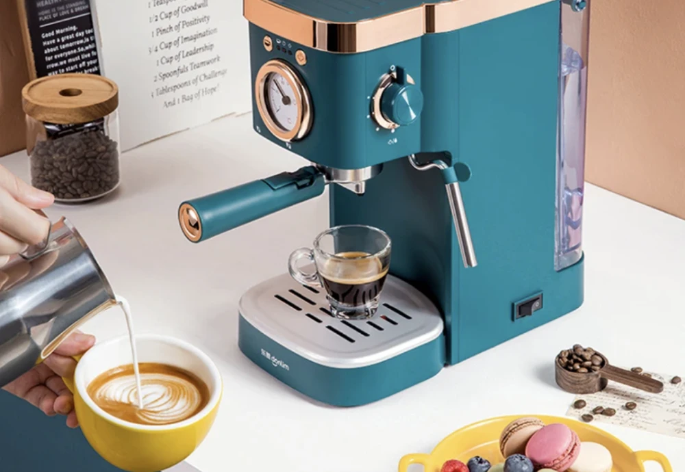 espresso machine with steam wand