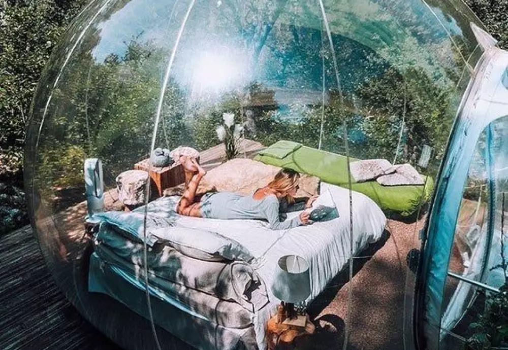 make your own bubble tent